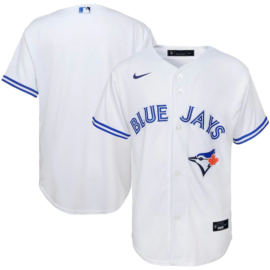 Youth Toronto Blue Jays Nike White Home Replica Team MLB Jerseys